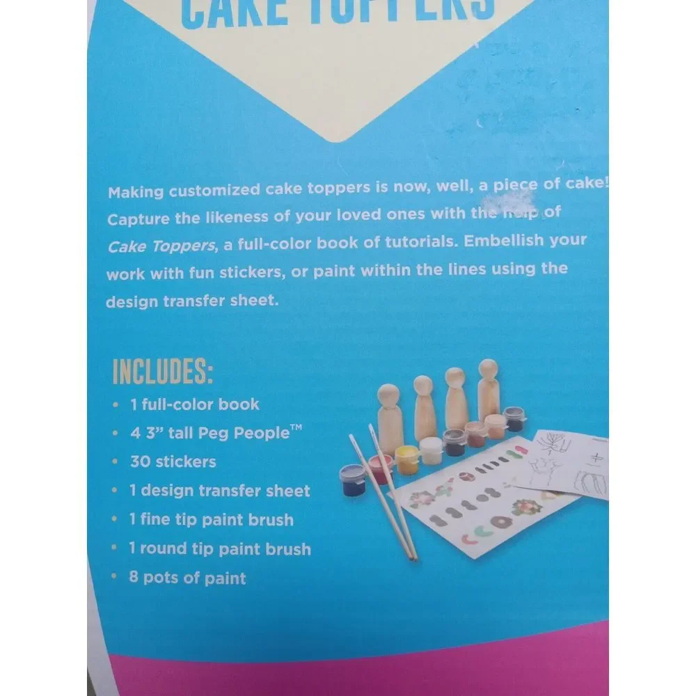 Spark & Plug DIY Cake Topper Art‎ Wooden Kit